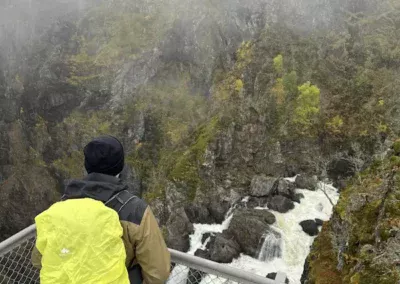 Norwegen Reise Voringsfossen Wasserfall