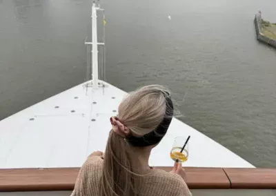 AIDA Hamburg Blick aus der Kabine