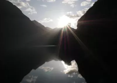 Geiranger Fjord am Morgen