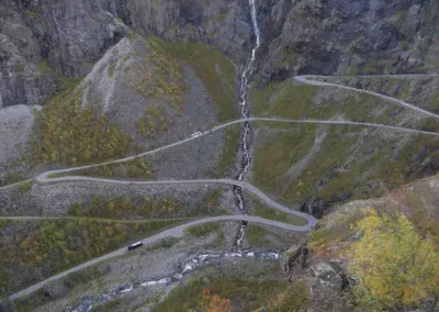 Trollstigen Aussicht an der Spitze