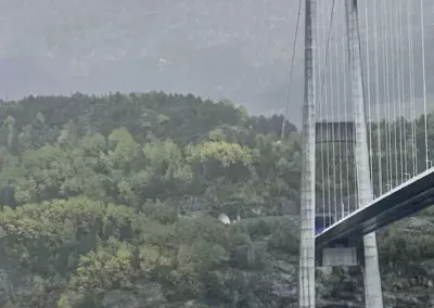 Norwegen Reise Eidfjord Brücke