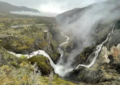 Norwegen Reise Voringsfossen Wasserfall