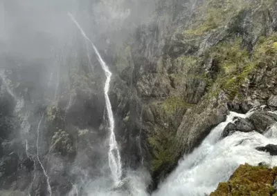 Norwegen Reise Voringsfossen Wasserfall