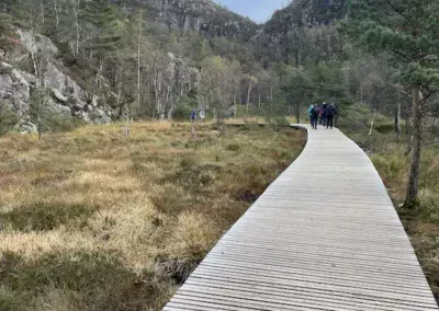 Norwegen Reise Wanderung zum Preikestolen